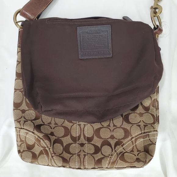 Vintage Coach Duffle Shoulder Crossbody Bag Y2K - Picture 4 of 16